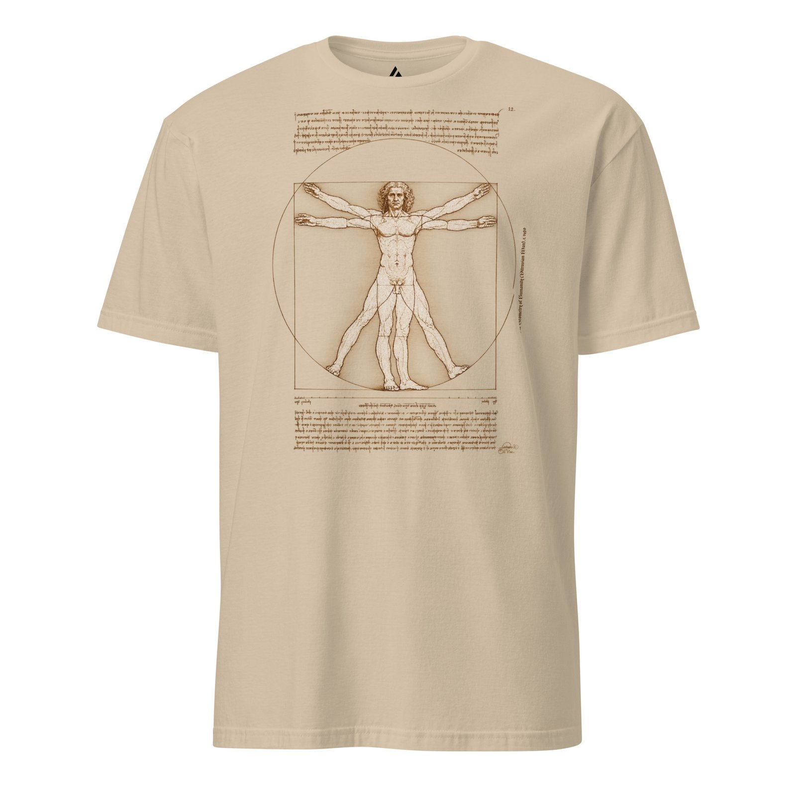 Leonardo da Vinci - The Geometry of Humanity (Vitruvian Man), c. 1490 - Image 3