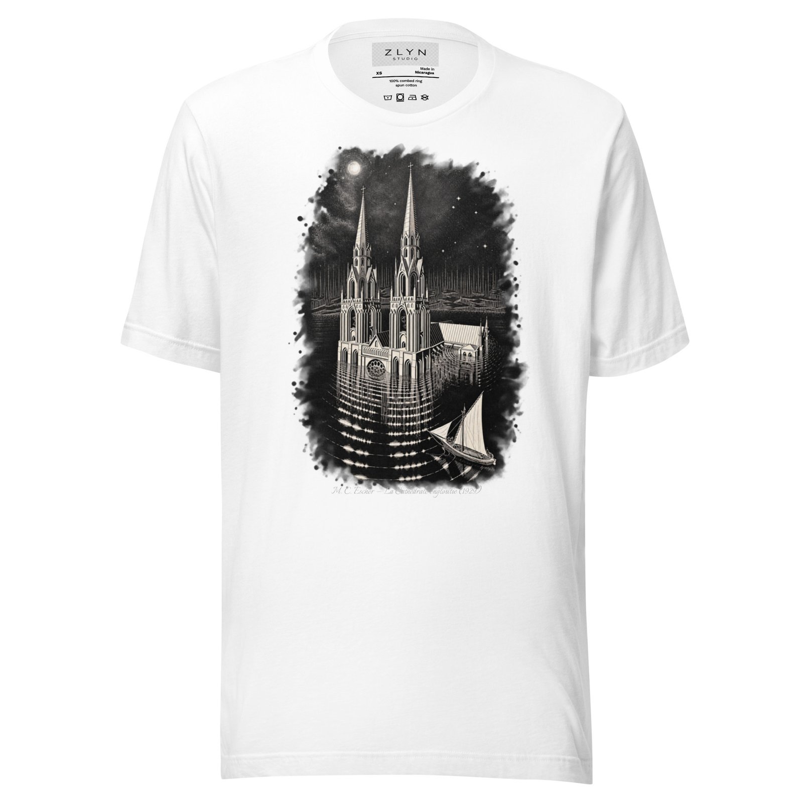 M. C. Escher — La Cathédrale engloutie (1929) - Image 3